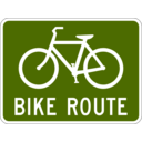 download Bike Route clipart image with 270 hue color