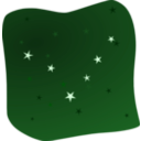download Stars In The Night clipart image with 270 hue color