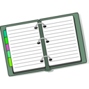 download Diary clipart image with 90 hue color