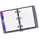 download Diary clipart image with 225 hue color