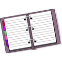 download Diary clipart image with 270 hue color