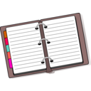 download Diary clipart image with 315 hue color