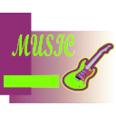 download Music clipart image with 45 hue color