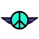 download Wings Of Peace 2 Color clipart image with 135 hue color