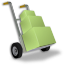 download Hand Truck clipart image with 45 hue color