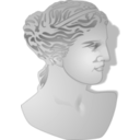 download Venus De Milo Portrait clipart image with 45 hue color