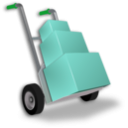 download Hand Truck clipart image with 135 hue color