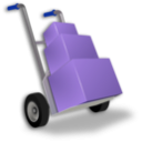download Hand Truck clipart image with 225 hue color