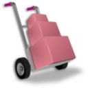 download Hand Truck clipart image with 315 hue color