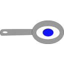 download Fried Egg clipart image with 180 hue color