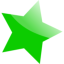download Blue Star clipart image with 270 hue color
