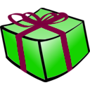 download Gift clipart image with 90 hue color