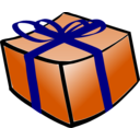 download Gift clipart image with 0 hue color