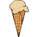 Fast Food Desserts Ice Cream Cones Waffle Single