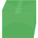 download Cardboard Box clipart image with 90 hue color