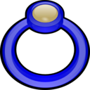download Ring clipart image with 180 hue color