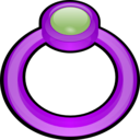 download Ring clipart image with 225 hue color