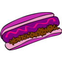 download Fast Food Lunch Dinner Hot Dog clipart image with 270 hue color