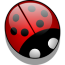 download Ladybug clipart image with 0 hue color