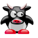 download Tux Vache V1 1 clipart image with 315 hue color