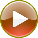 download Windows Media Player Play Button Updated clipart image with 180 hue color