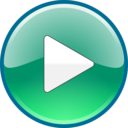 download Windows Media Player Play Button Updated clipart image with 315 hue color