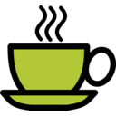 download Coffee Cup Icon clipart image with 45 hue color