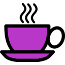 download Coffee Cup Icon clipart image with 270 hue color