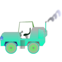 download Asfalt Compactor clipart image with 45 hue color
