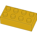 download Green Lego Brick clipart image with 315 hue color