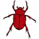 download Chafer Bug clipart image with 315 hue color