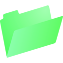 download Folder Icon clipart image with 90 hue color