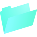 download Folder Icon clipart image with 135 hue color