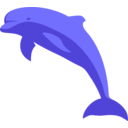 download Delphin Delfin Dolphin clipart image with 45 hue color