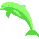 download Delphin Delfin Dolphin clipart image with 270 hue color