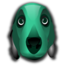 download Dog Head clipart image with 135 hue color