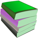 download Stack Of Paperbacks clipart image with 90 hue color