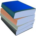 download Stack Of Paperbacks clipart image with 180 hue color