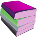 download Stack Of Paperbacks clipart image with 270 hue color