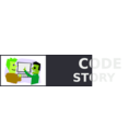 download Code Story Logo clipart image with 45 hue color