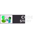 download Code Story Logo clipart image with 90 hue color