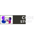 download Code Story Logo clipart image with 225 hue color