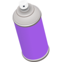 download Spray Paint clipart image with 180 hue color