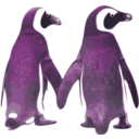 download Tux Love clipart image with 90 hue color