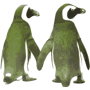 download Tux Love clipart image with 225 hue color