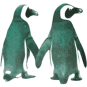 download Tux Love clipart image with 315 hue color