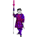 download Yeoman Of The Guard clipart image with 270 hue color