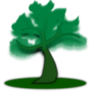 download Tree 004 clipart image with 90 hue color