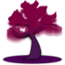 download Tree 004 clipart image with 270 hue color