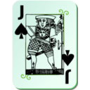 download Guyenne Deck Jack Of Spades clipart image with 90 hue color